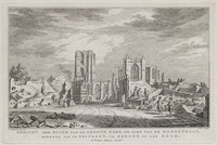 KG 07241
<br/>
Ruïne Grote Kerk Bergen op Zoom, 1747
<br/>
<em>Fokke, Simon (1712-1784)</em>
